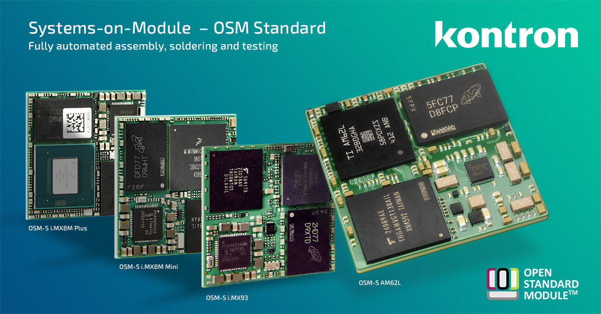 Standardization Drives Success: OSM-based Systems-on-Module pave the way for modern embedded solutions