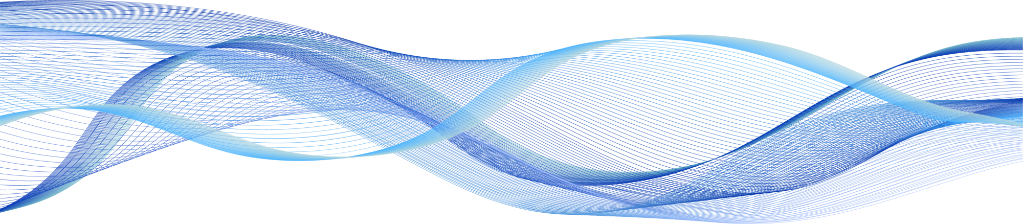 Abstract wave design in varying shades of blue, creating a flowing and dynamic visual effect.