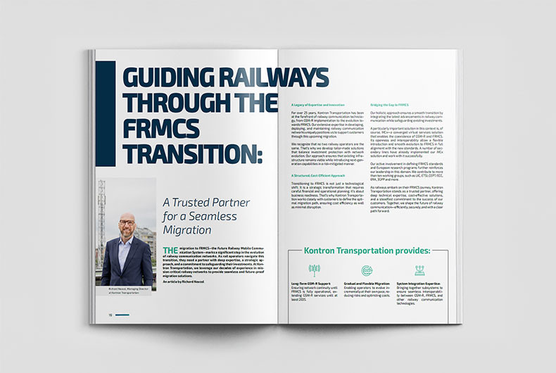 The Kontron Transportation FRMCS Magazine