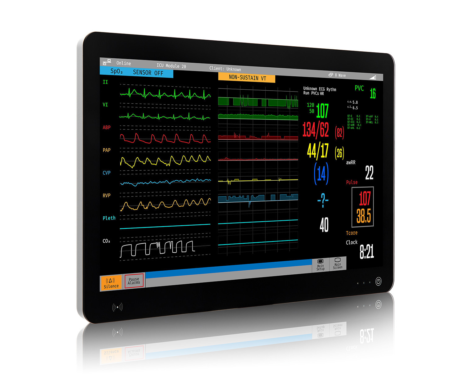 Medical Monitor MediView und neue 23,8” MediClient Variante ergänzen Kontrons Portfolio für die Medizintechnik