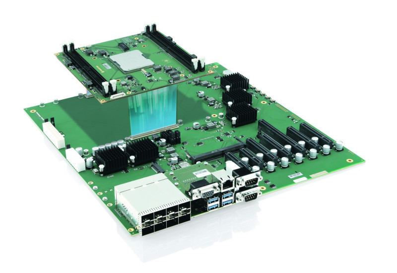 New Kontron COM-HPC® Server Module with Intel Xeon D-2700 processor family for high-end Edge Computing
