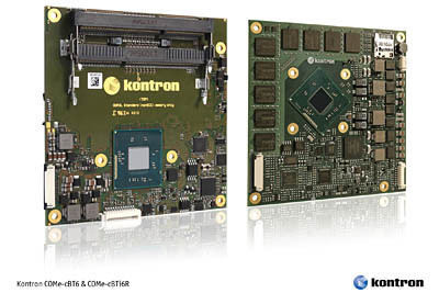 Kontron launches two COM Express® compact  Computer-on-Module families with Intel® Atom&trade; processor E3800 and Intel® Celeron® processors N2900/J1900