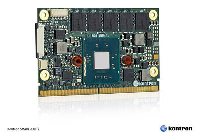 Kontron's first SMARC Computer-on-Modules with an x86 processor