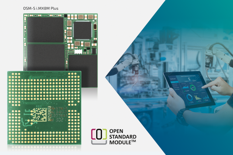 Kontron's OSM-S i.MX8M Plus: The first compact 30 x 30 mm System-on-Module with dual GbE LAN and TSN functions