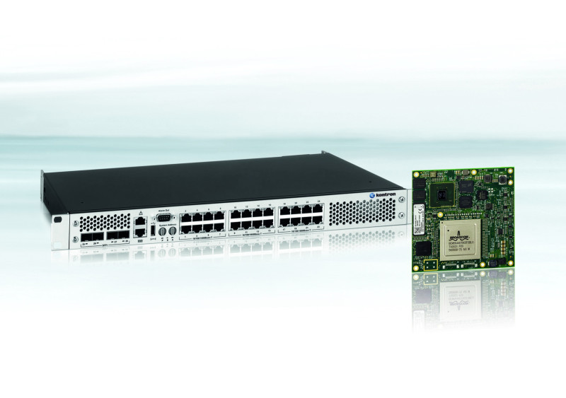 Kontron releases new Rugged Ethernet Switch and High-End Ethernet Switch Core Modules with PTP Support