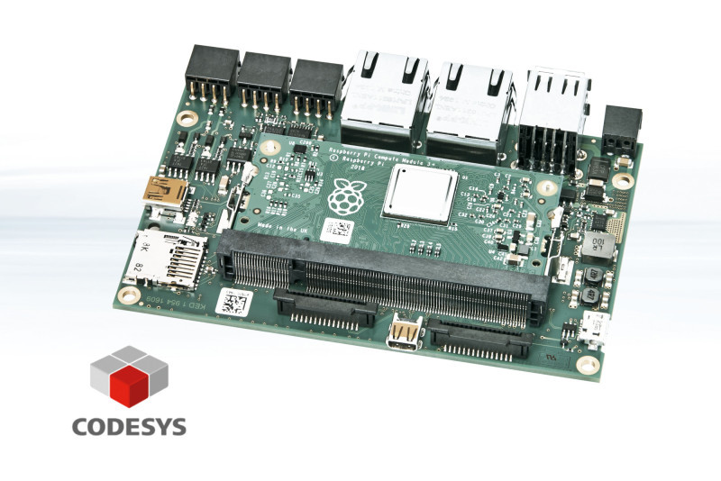 Raspberry Pi based SBC Pi-Tron CM3+ supports CODESYS® Automation Software
