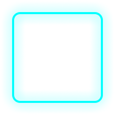 A black square with white geometric lines resembling a manual transmission gear shift, surrounded by a bright turquoise border.